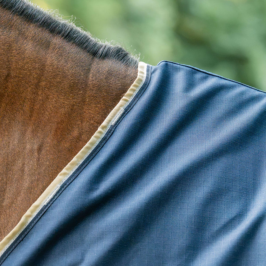 Velder Horsewear Premium Fly Rug Waterproof-Top Navy/Pearl Silver