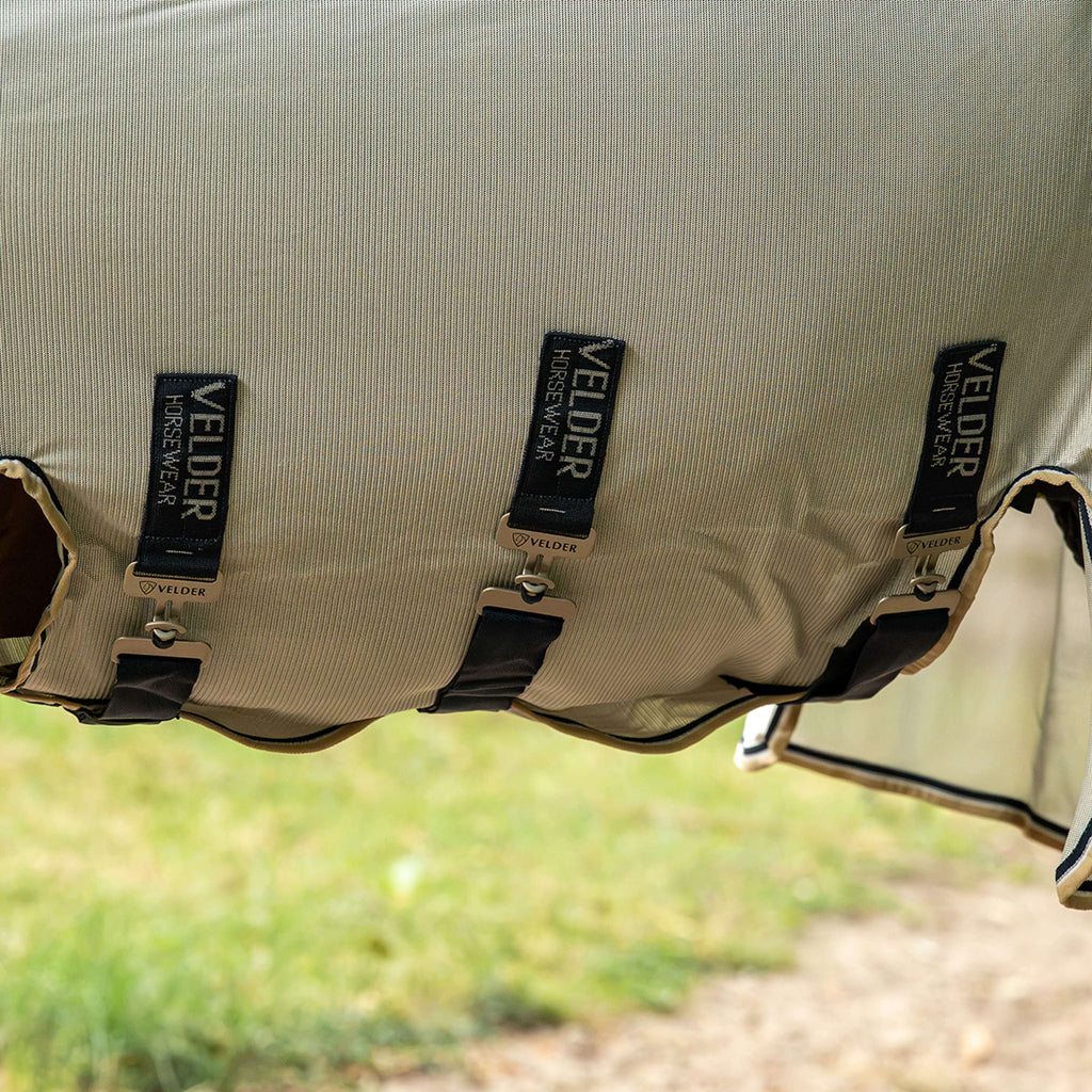 Velder Horsewear Premium Fly Rug Waterproof-Top Navy/Pearl Silver