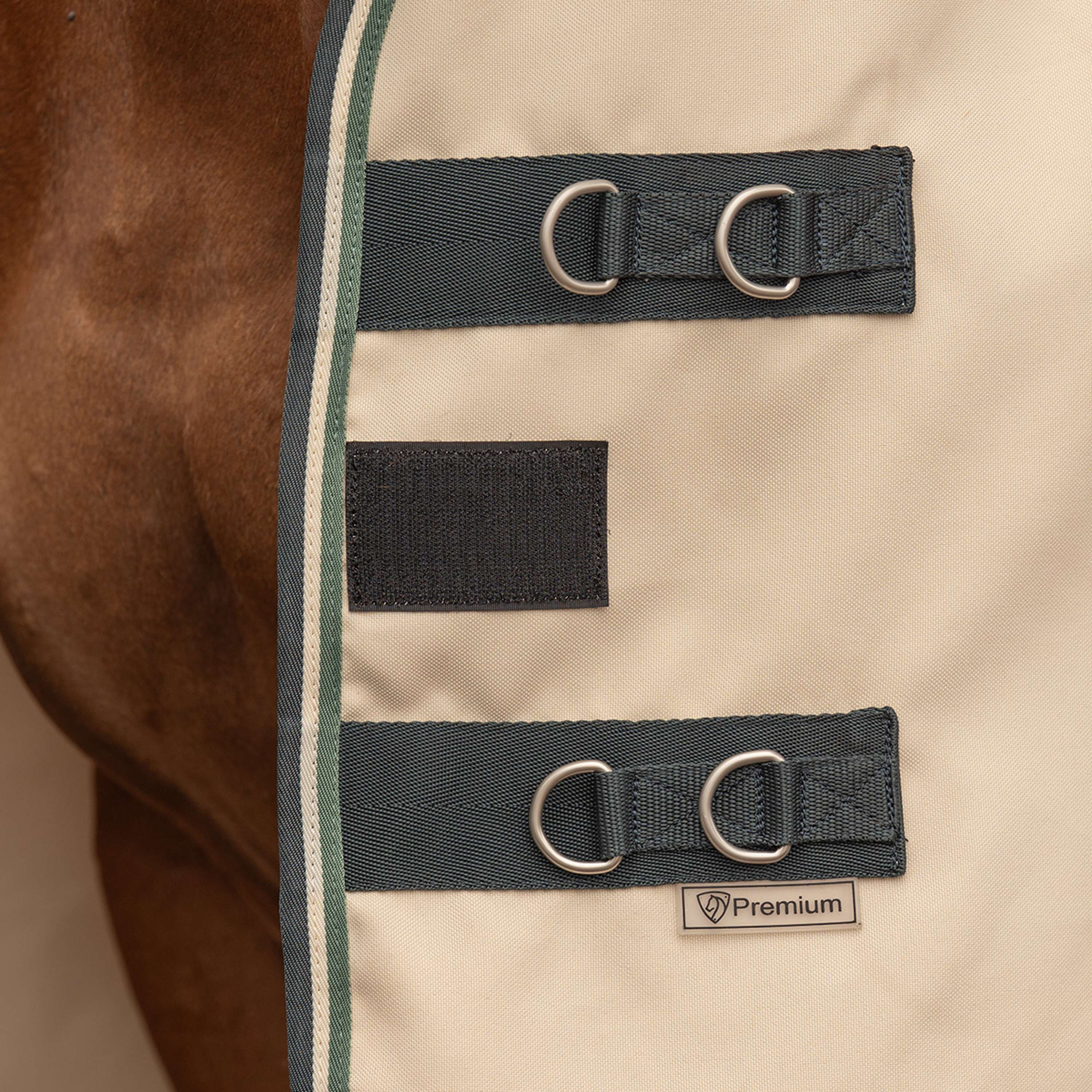 Velder Horsewear Premium Sweet Itch Hoody Dune/Heather Green