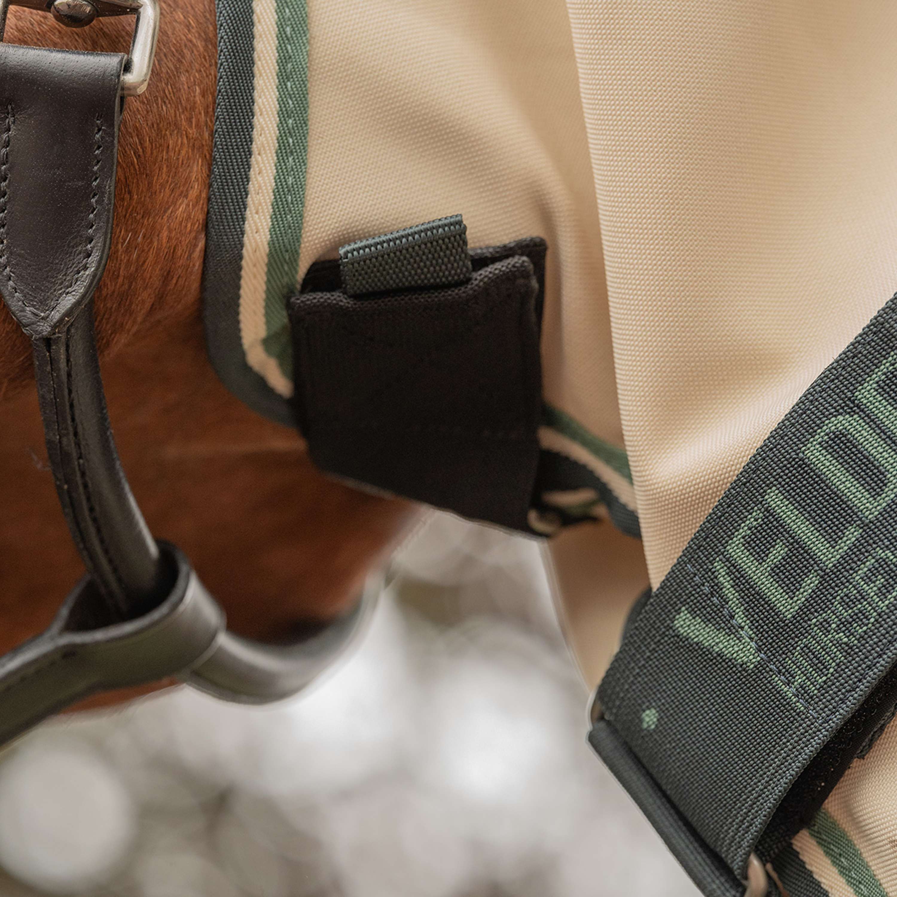 Velder Horsewear Premium Sweet Itch Hoody Dune/Heather Green