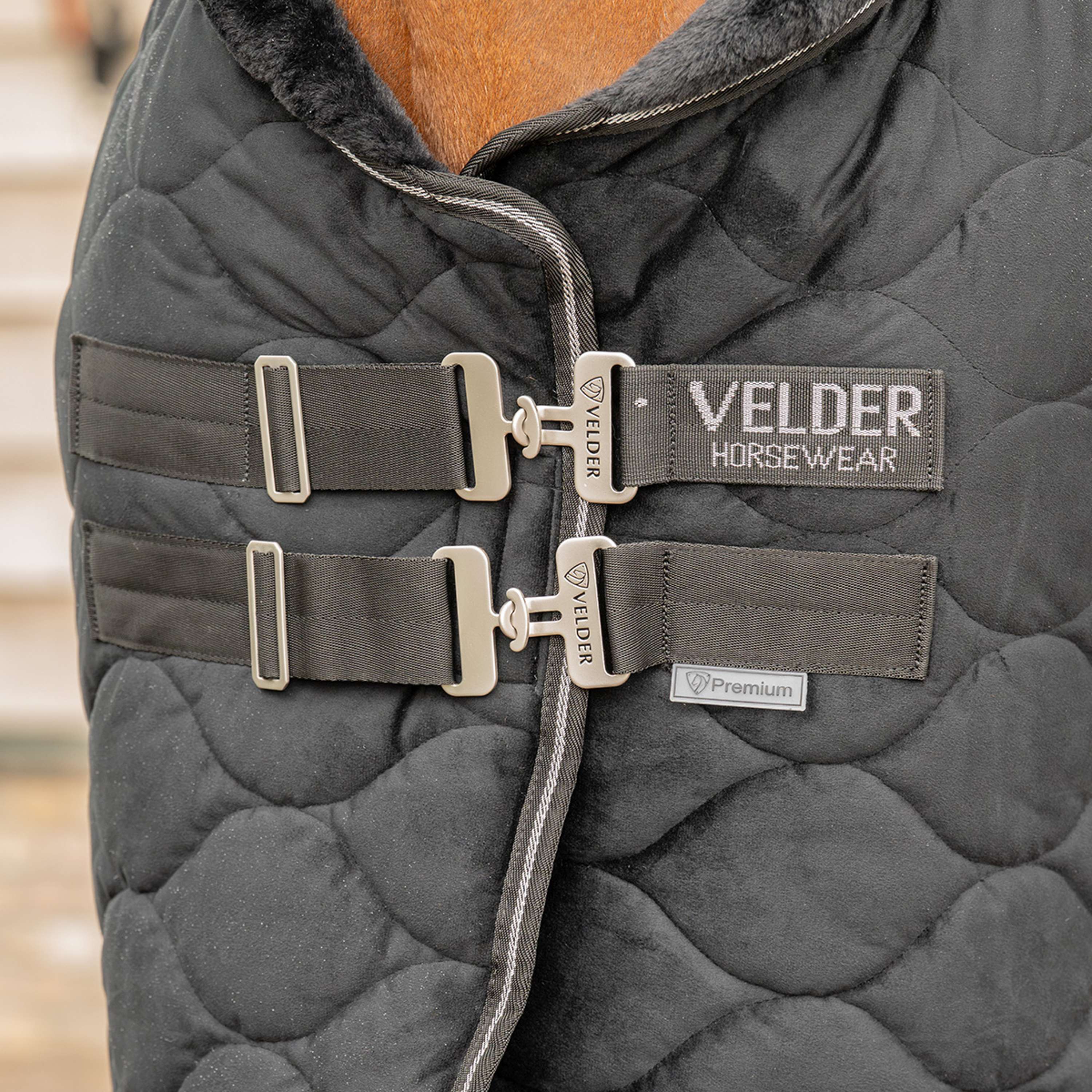 Velder Horsewear Premium Show Rug Satin Glow Black Night