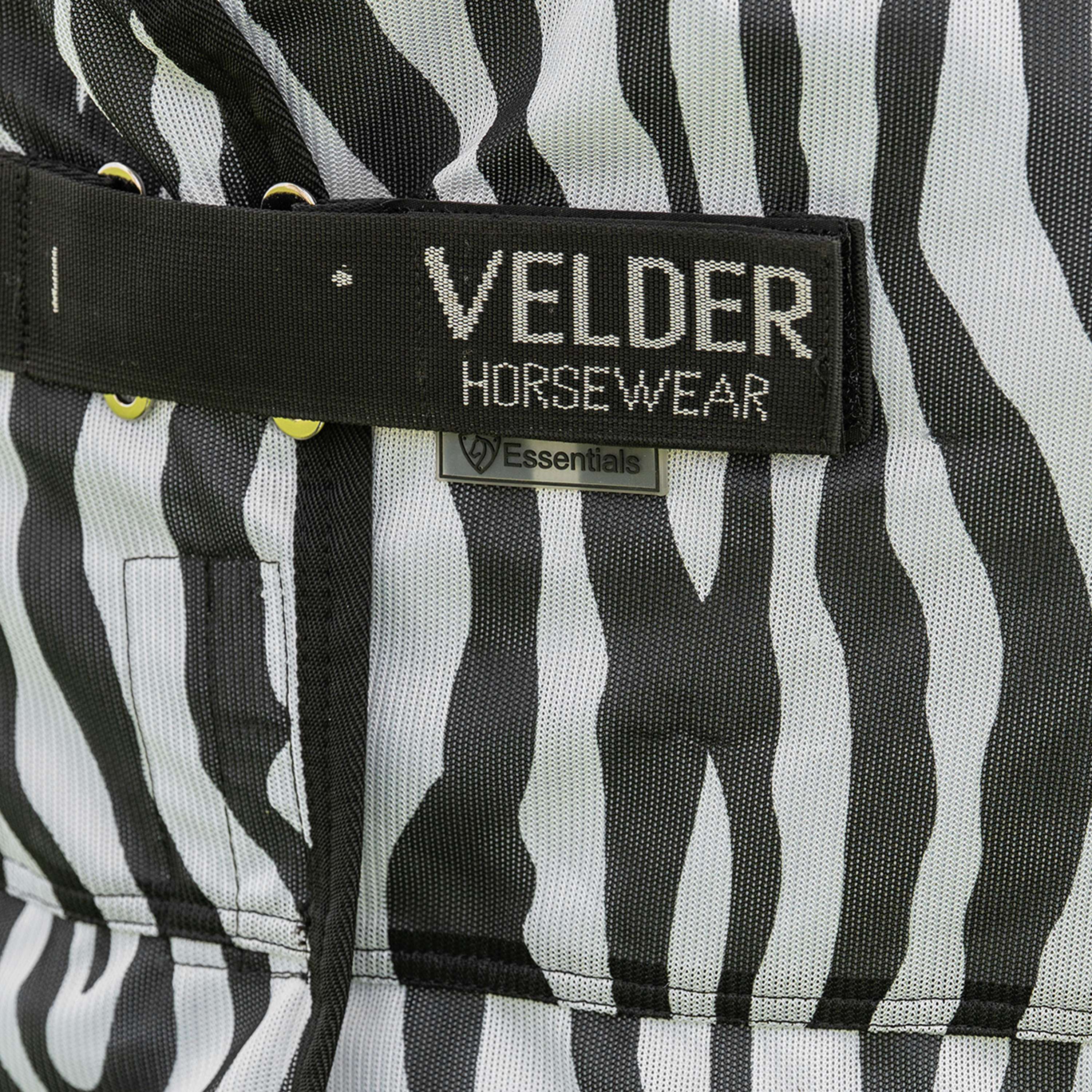 Velder Horsewear Essentials Fly Rug & Neck Zebra Black/White