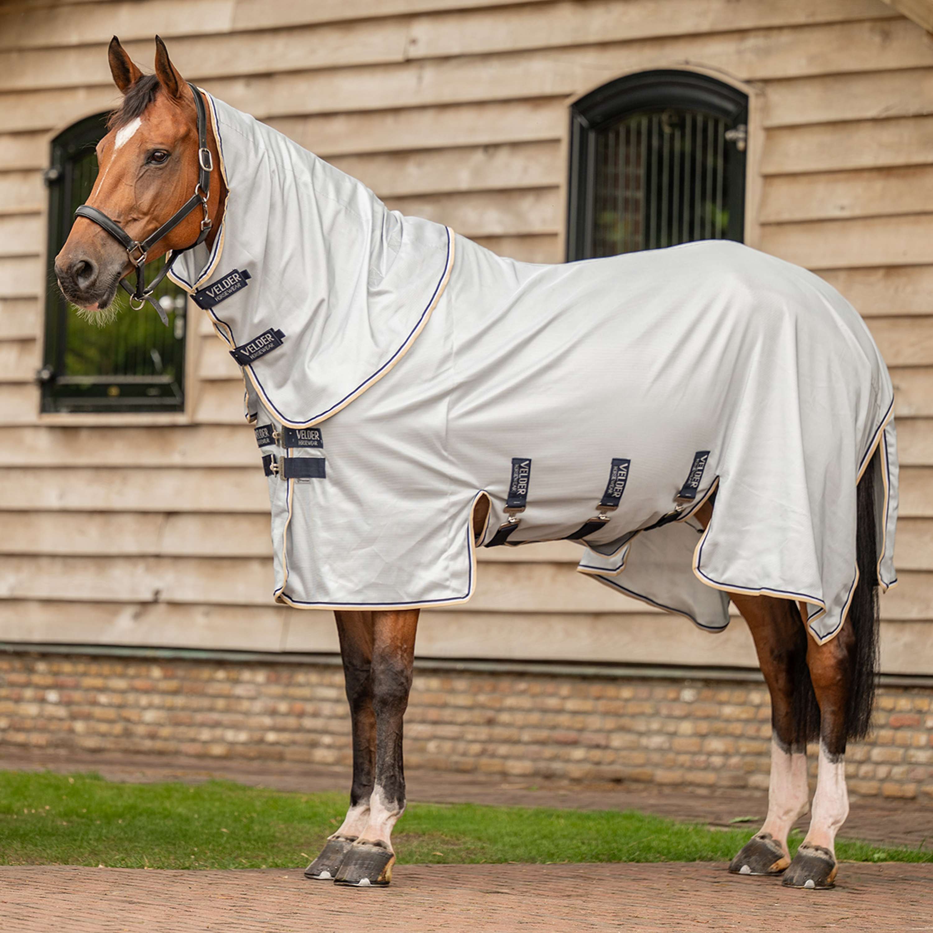 Velder Horsewear Premium Fly Rug Pearl Grey