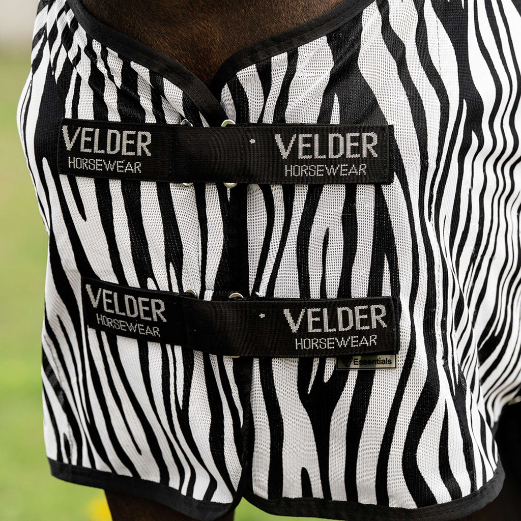 Velder Horsewear Essentials Fly Rug Zebra Black/White
