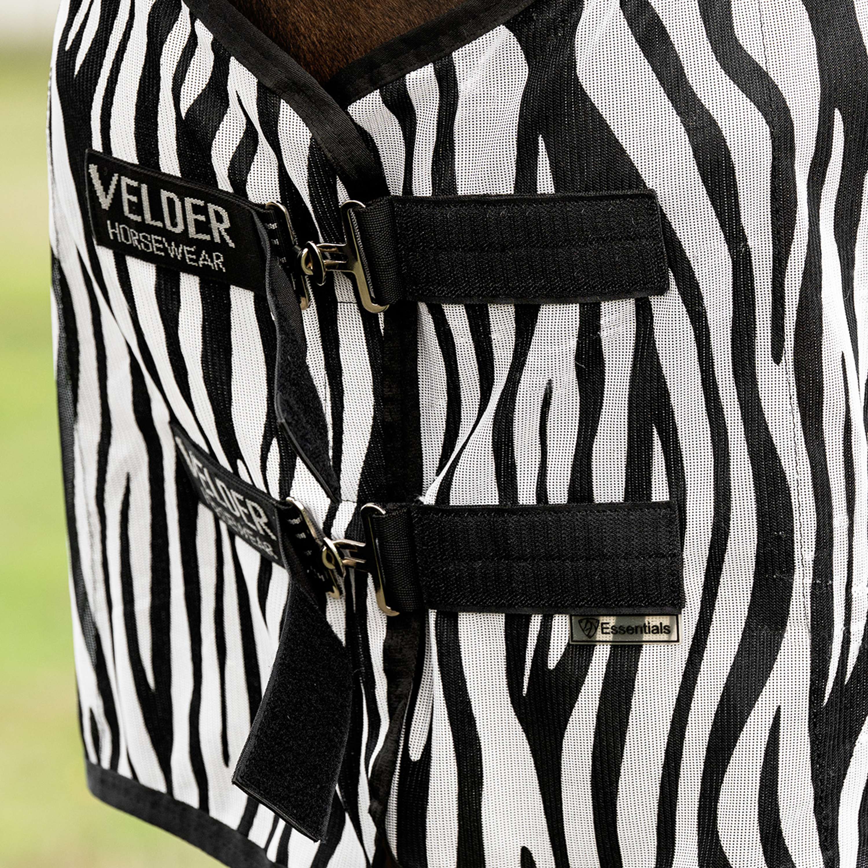 Velder Horsewear Essentials Fly Rug Zebra Black/White