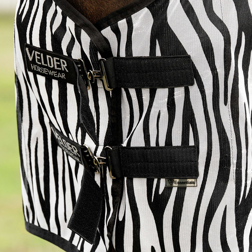 Velder Horsewear Essentials Fly Rug Zebra Black/White
