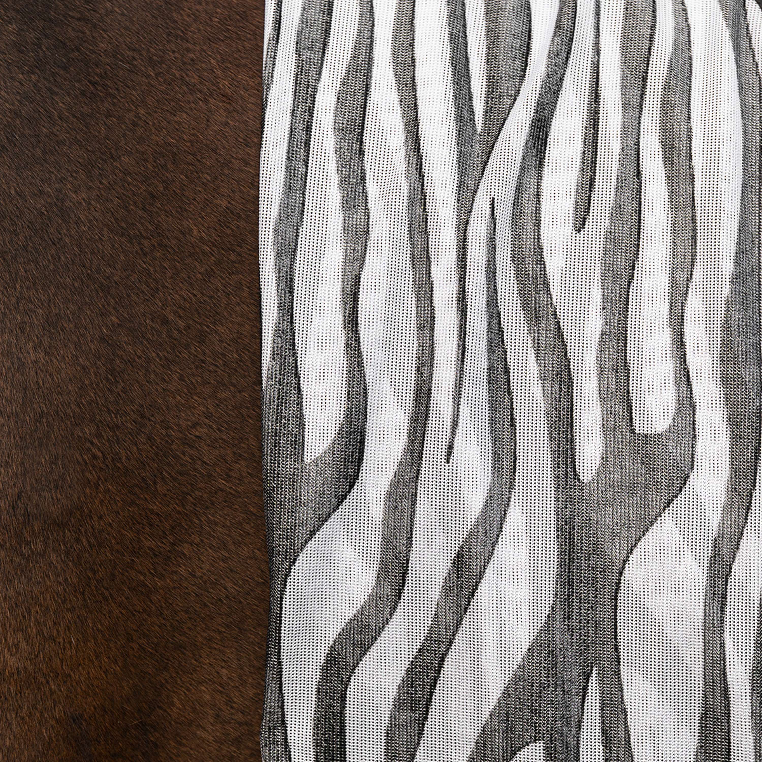 Velder Horsewear Essentials Fly Rug Zebra Black/White
