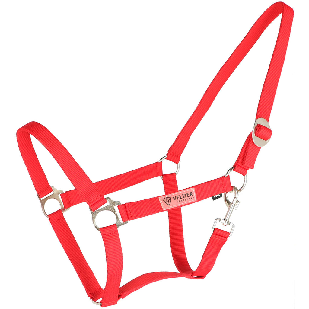 Velder Horsewear Essentials Head Collar Set Basic Summer High Risk Red