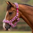 Velder Horsewear Premium Halter Comfort Fur Snow Leopard Pink