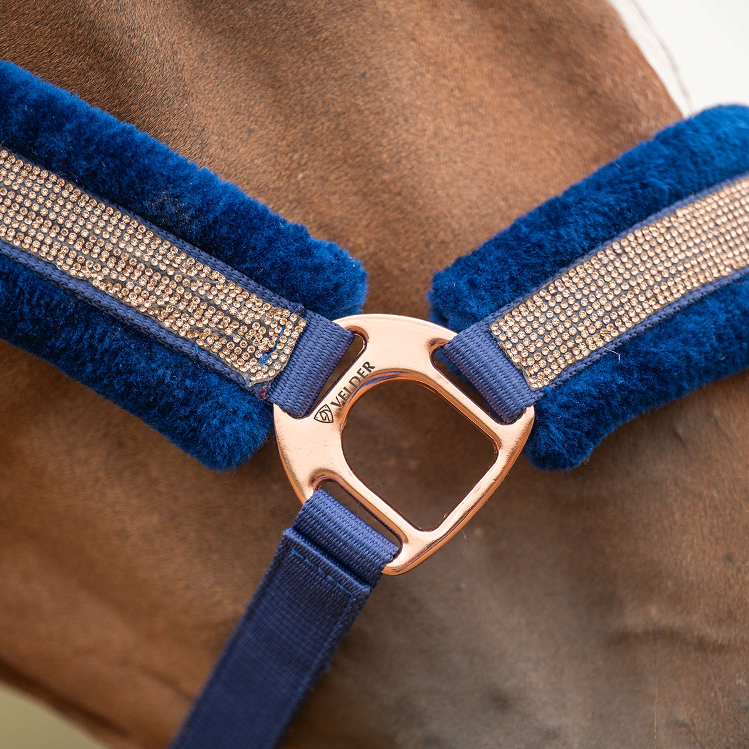 Velder Horsewear Essentials Halter Soft Sparkle Navy