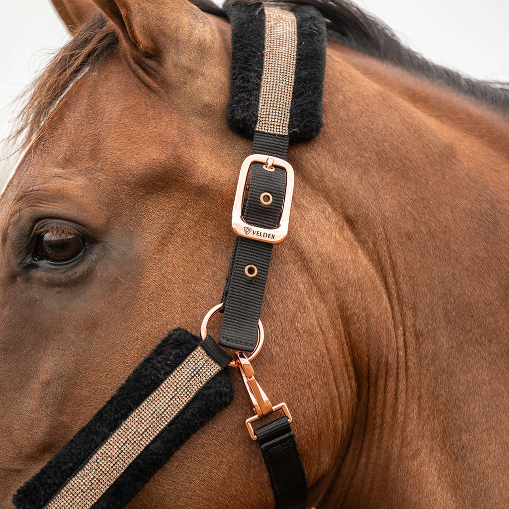 Velder Horsewear Essentials Halter Soft Sparkle Black