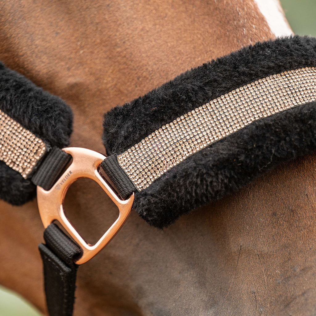 Velder Horsewear Essentials Halter Soft Sparkle Black