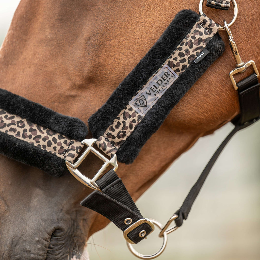 Velder Horsewear Essentials Halter Savanna Soft Earth Leopard