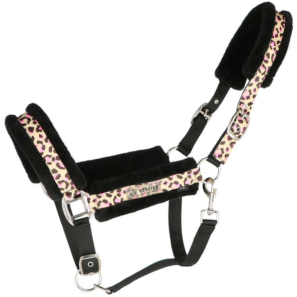 Velder Horsewear Essentials Halter Savanna Soft Sandstone Leopard
