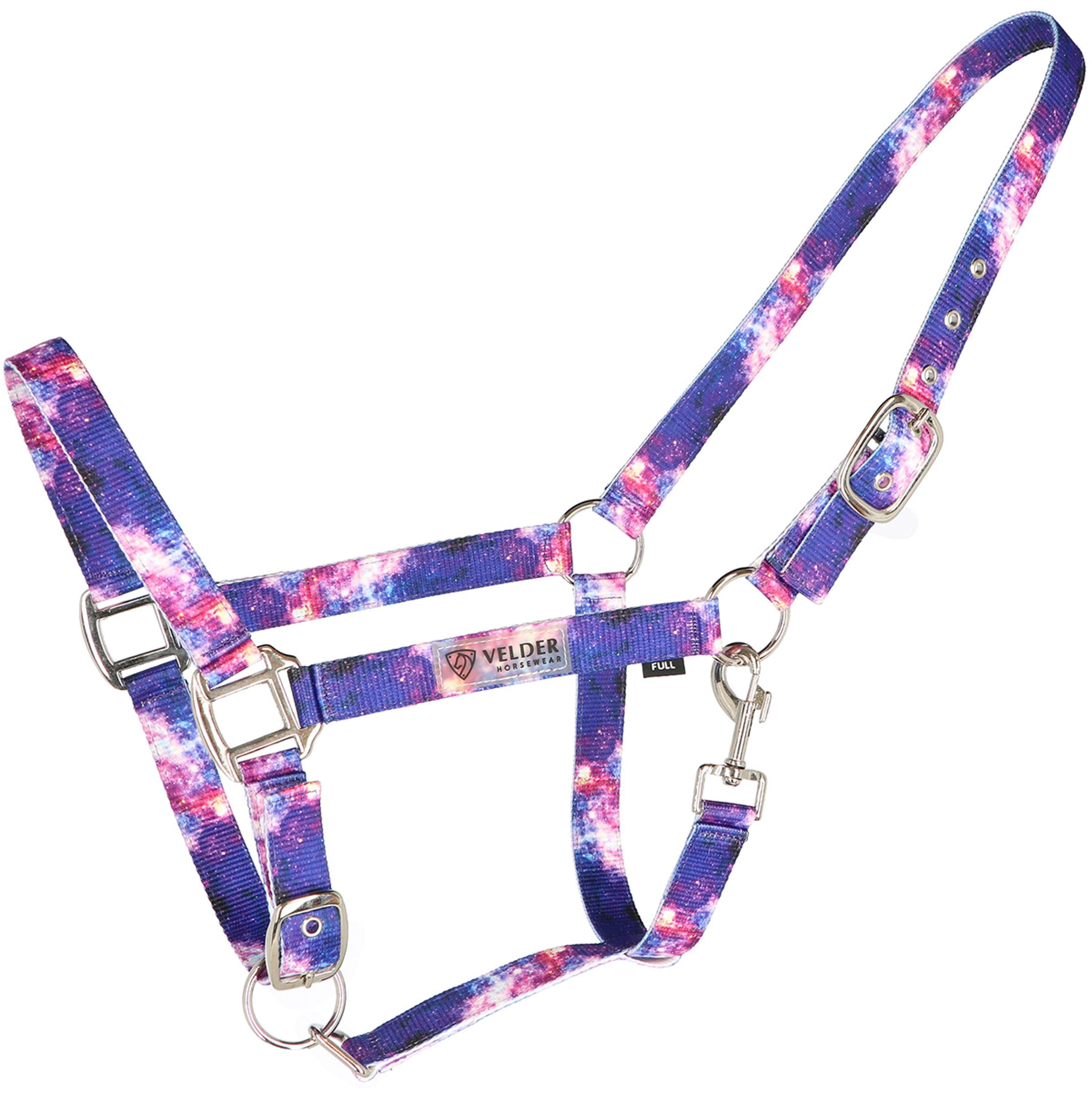 Velder Horsewear Essentials Head Collar Galaxy Blue/Pink