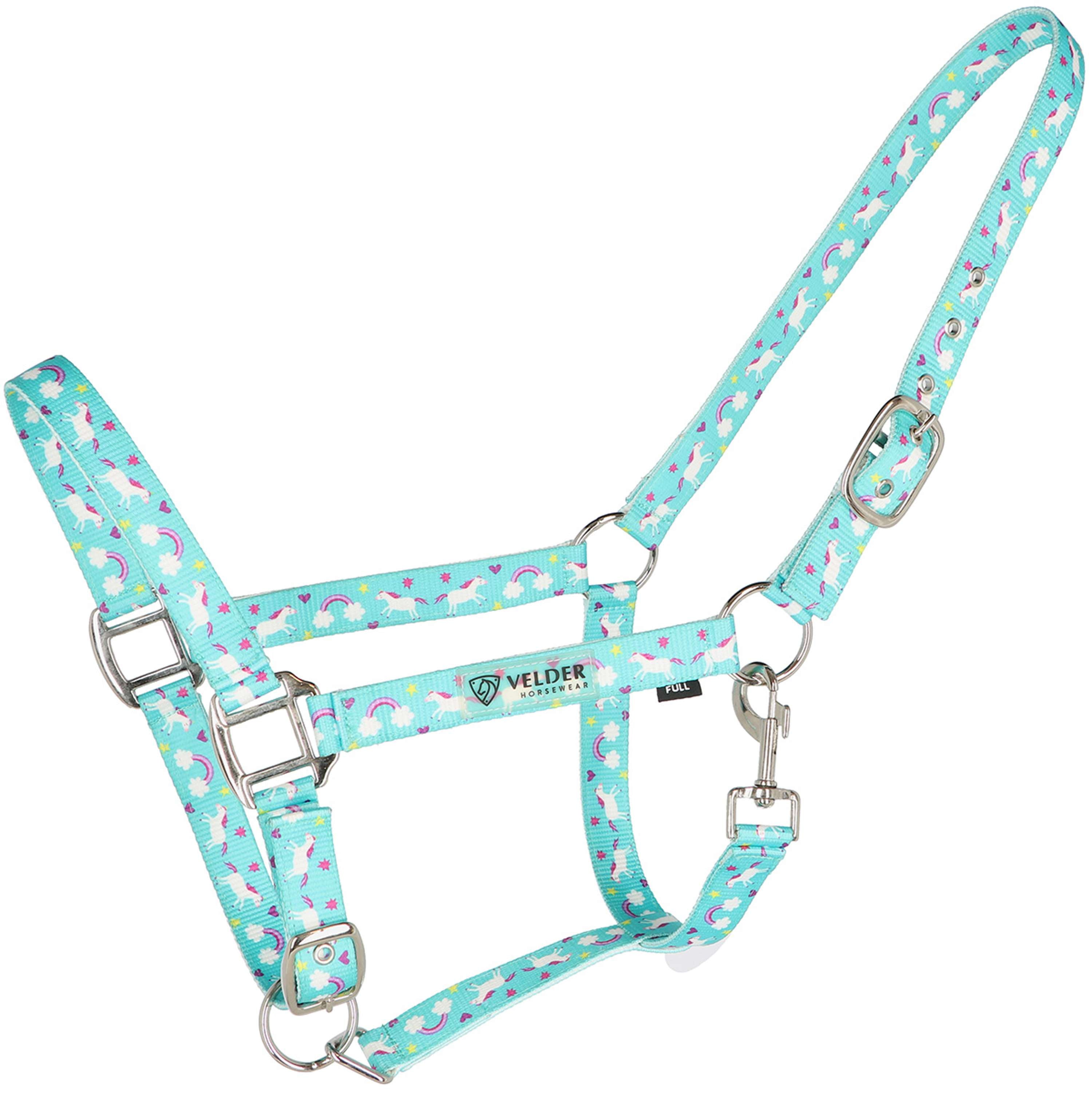 Velder Horsewear Essentials Head Collar Unicorn Blue