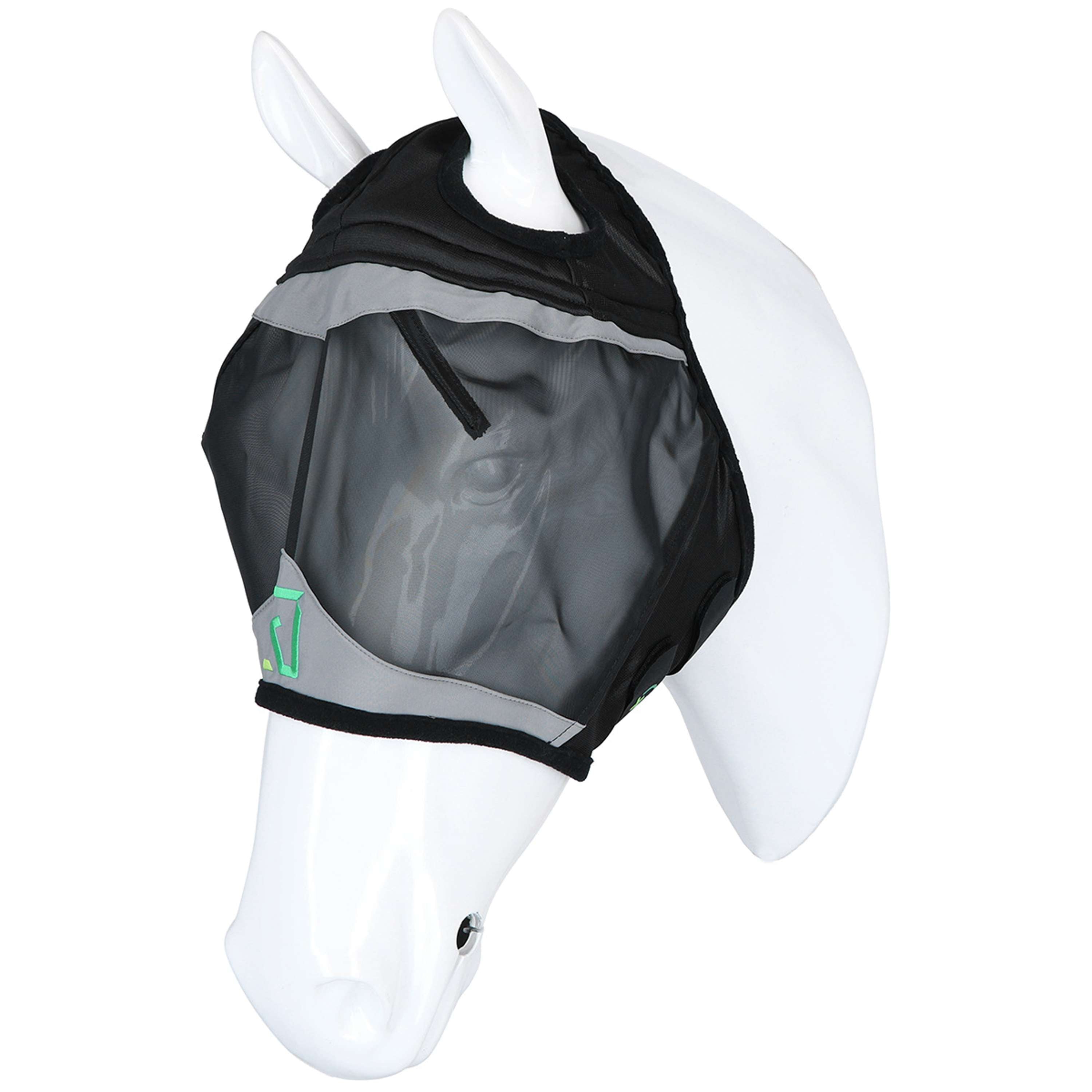 Agradi Horse Fly Mask Fine Mesh with Ear Hole Black