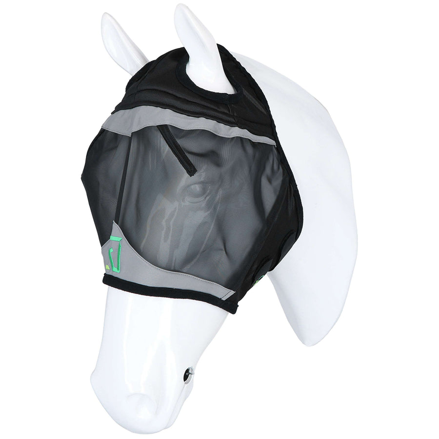 Agradi Horse Fly Mask Fine Mesh with Ear Hole Black