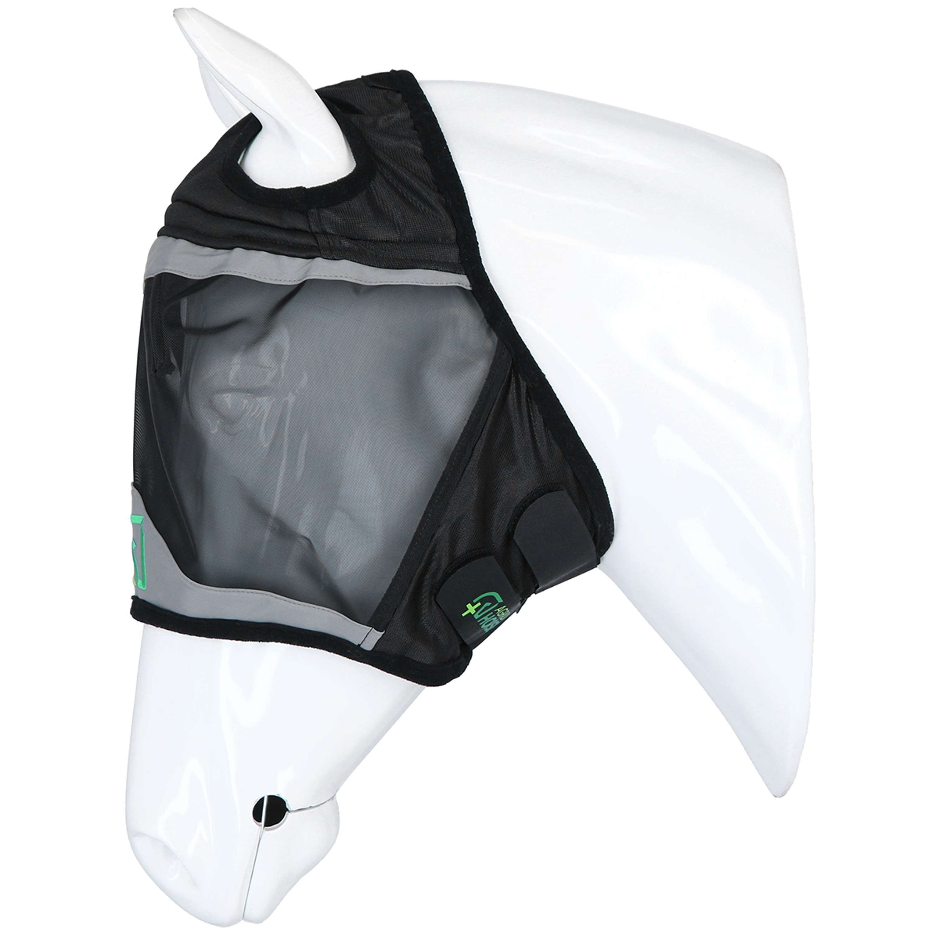 Agradi Horse Fly Mask Fine Mesh with Ear Hole Black