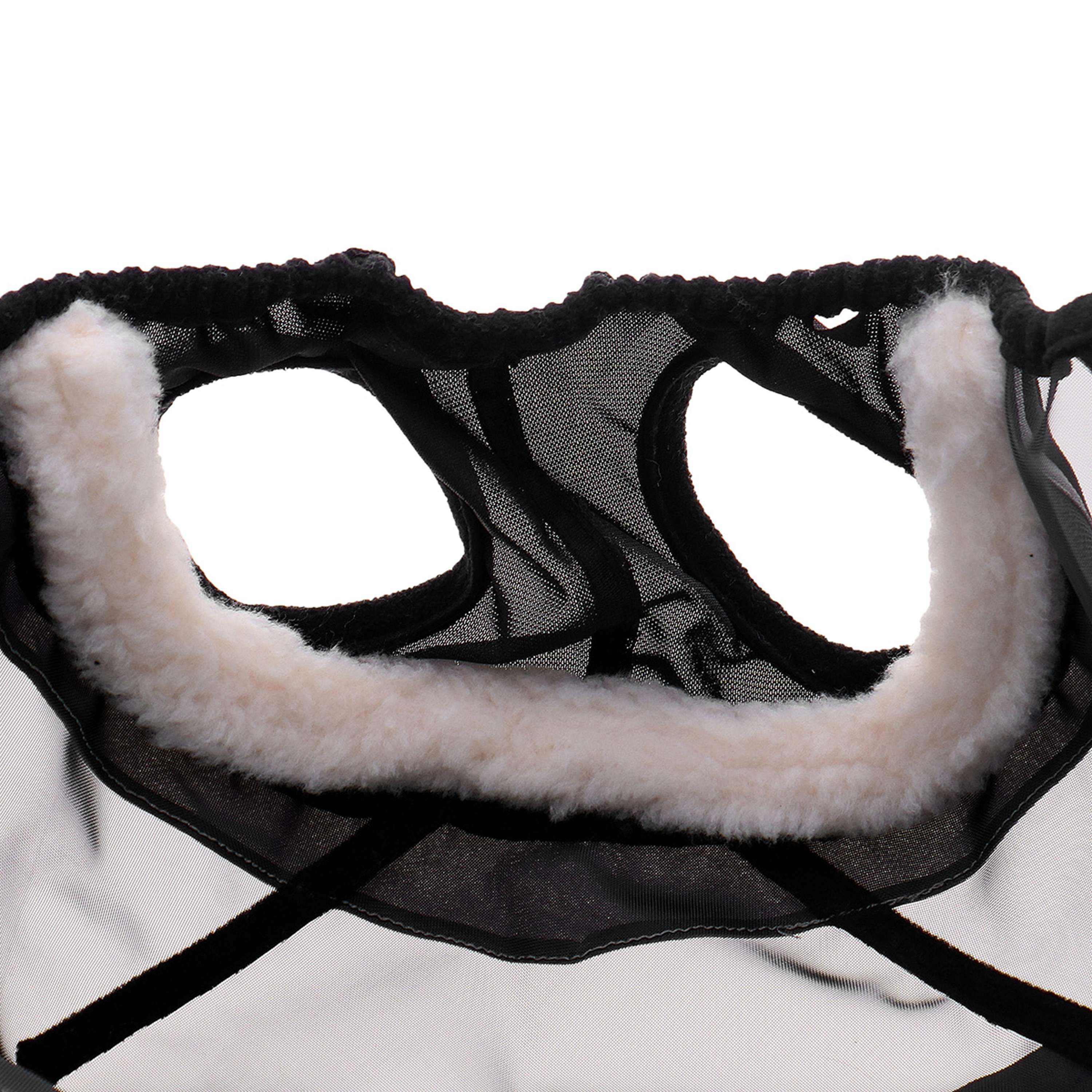 Agradi Horse Fly Mask Fine Mesh with Ear Hole Black