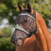 Agradi Horse Fly Mask Fine Mesh with Ear Hole & Nose Black