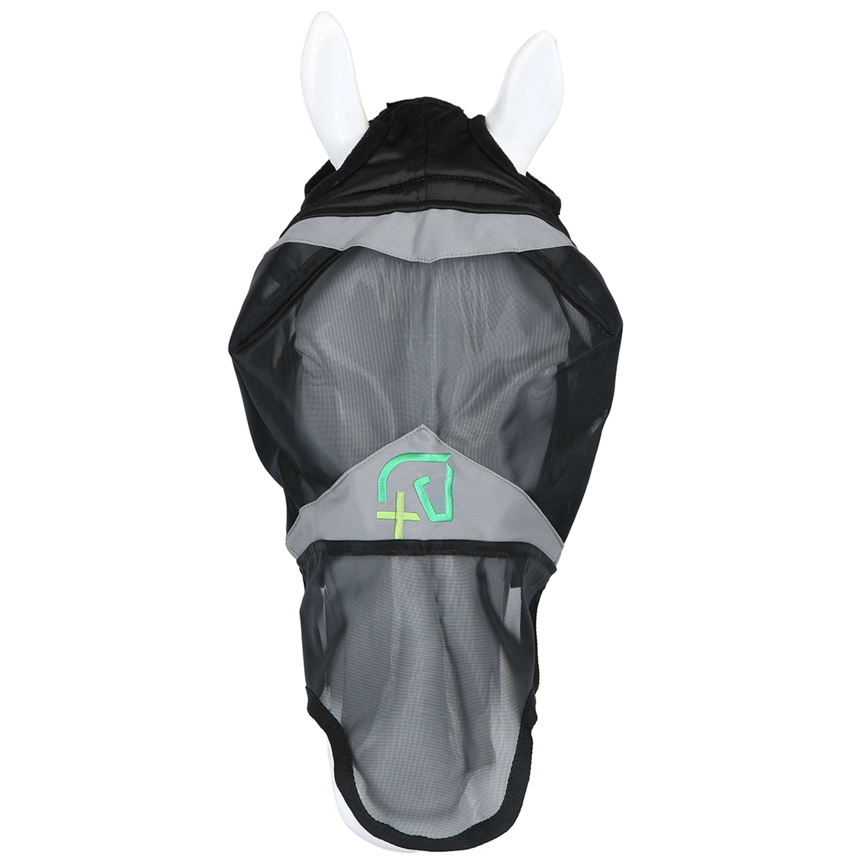 Agradi Horse Fly Mask Fine Mesh with Ear Hole & Nose Black