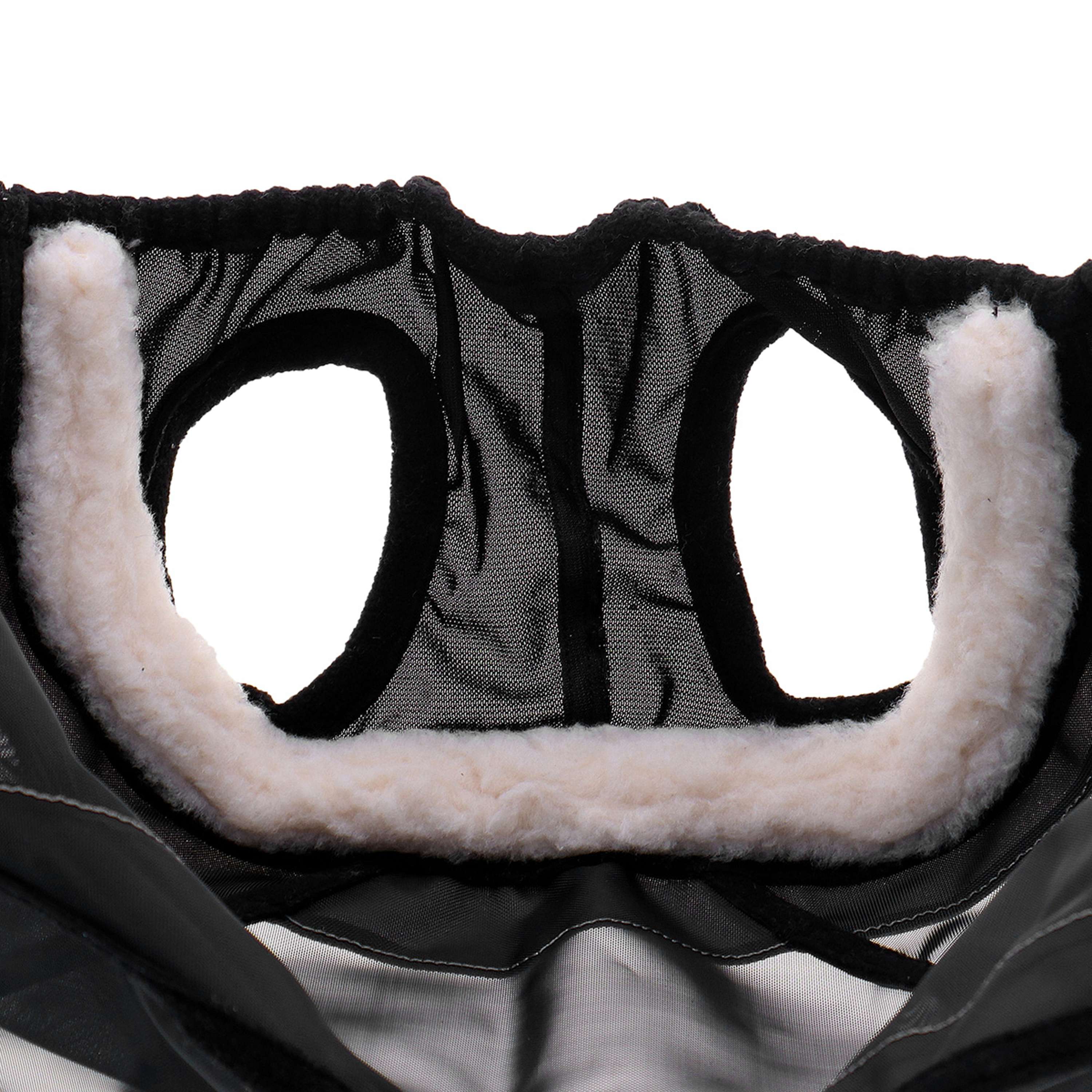 Agradi Horse Fly Mask Fine Mesh with Ear Hole & Nose Black