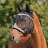 Agradi Horse Fly Mask Fine Mesh with Ears Black