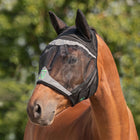 Agradi Horse Fly Mask Fine Mesh with Ears Black
