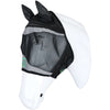 Agradi Horse Fly Mask Fine Mesh with Ears Black
