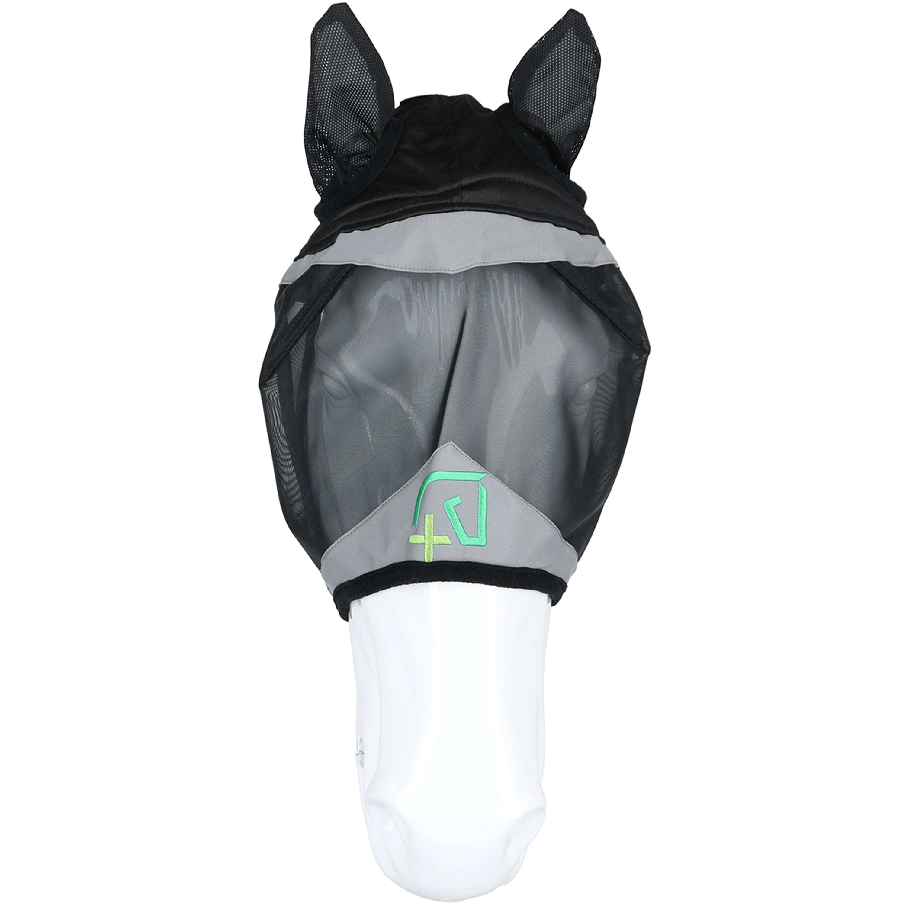 Agradi Horse Fly Mask Fine Mesh with Ears Black