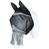 Agradi Horse Fly Mask Fine Mesh with Ears and Tassels Black