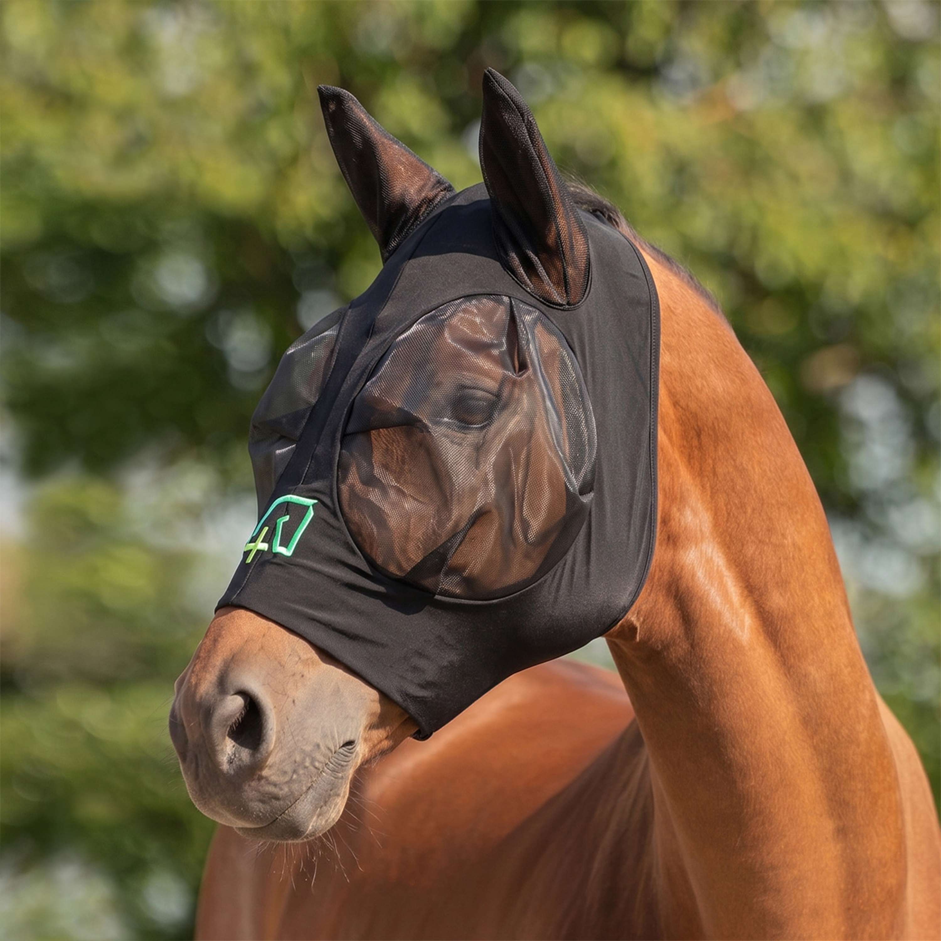 Agradi Horse Fly Mask Stretch Black