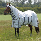 Highlander Plus by Shires Eczema Rug Sweet-Itch Combo White/Airforce