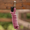 Velder Horsewear Lead Rope with a Panic Snap Pink/Grey