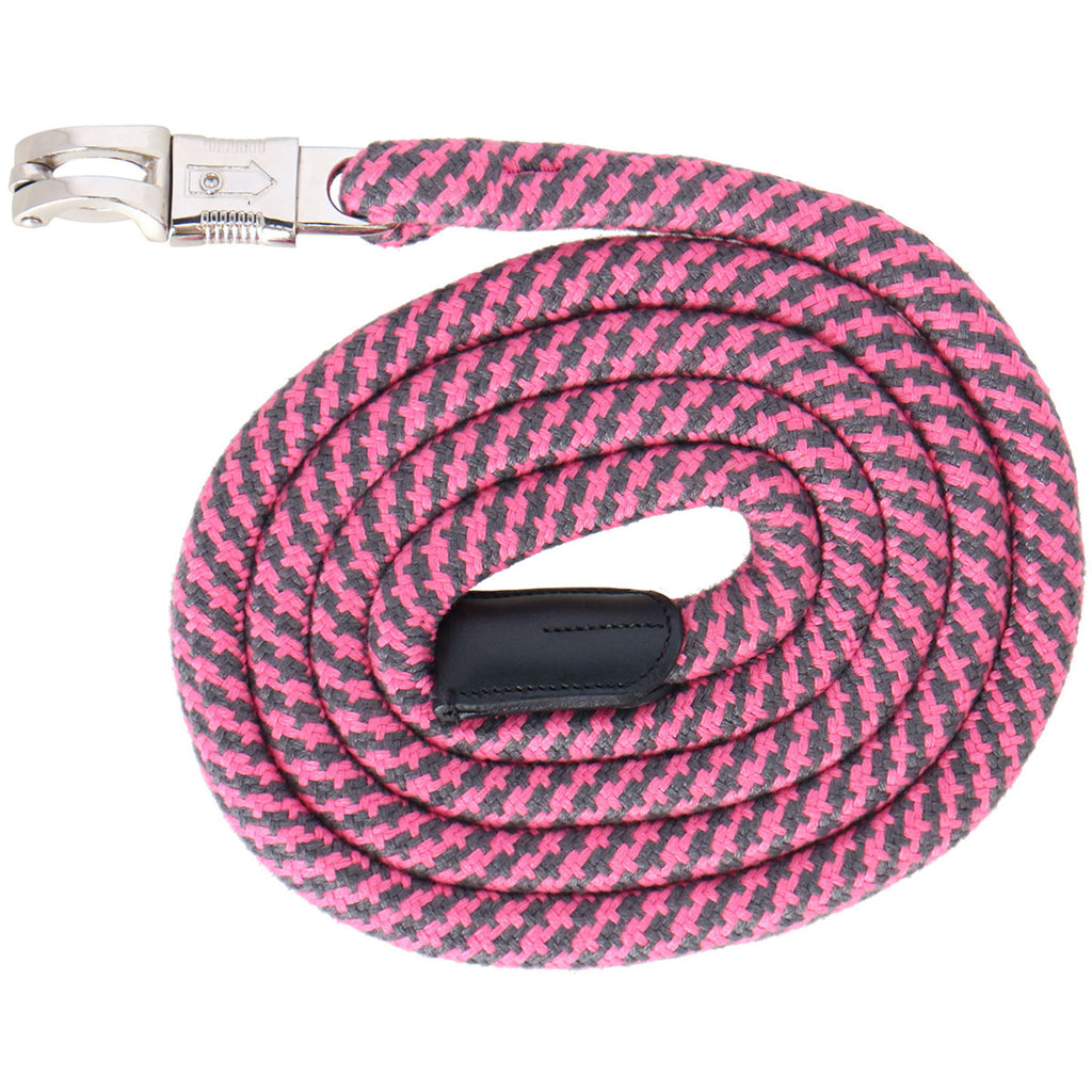 Velder Horsewear Lead Rope with a Panic Snap Pink/Grey