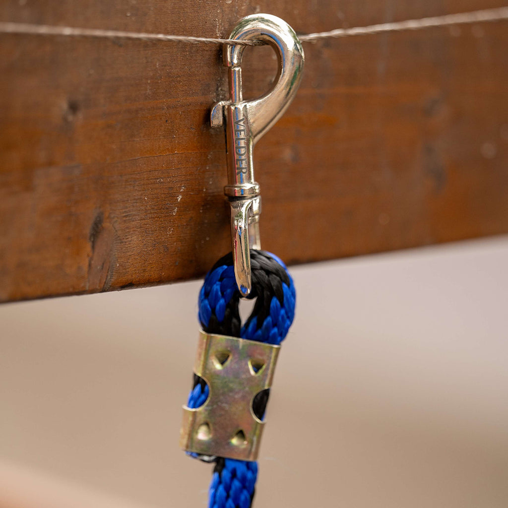 Velder Horsewear Lead Rope Colorful Stripe Blue/Black