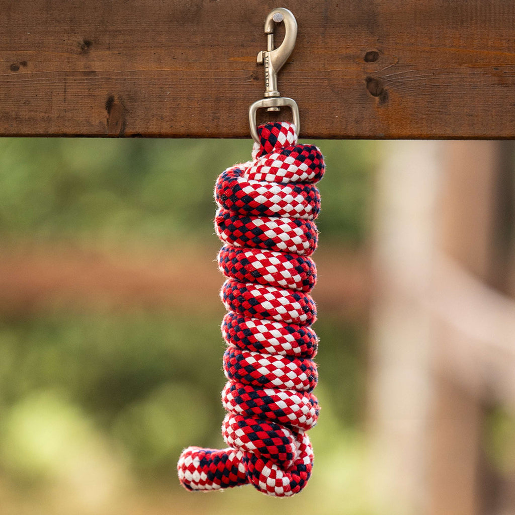 Velder Horsewear Lead Rope Soft Grip Red/White/Navy