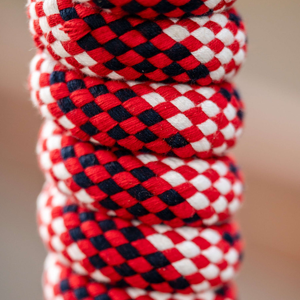 Velder Horsewear Lead Rope Soft Grip Red/White/Navy