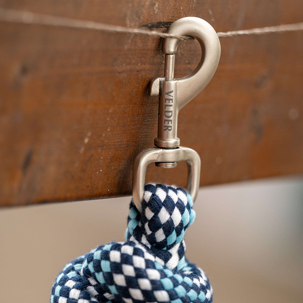 Velder Horsewear Lead Rope Soft Grip Blue/White/Navy