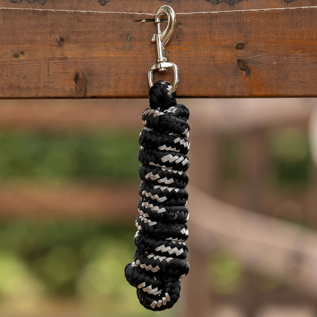 Velder Horsewear Lead Rope Silver Black