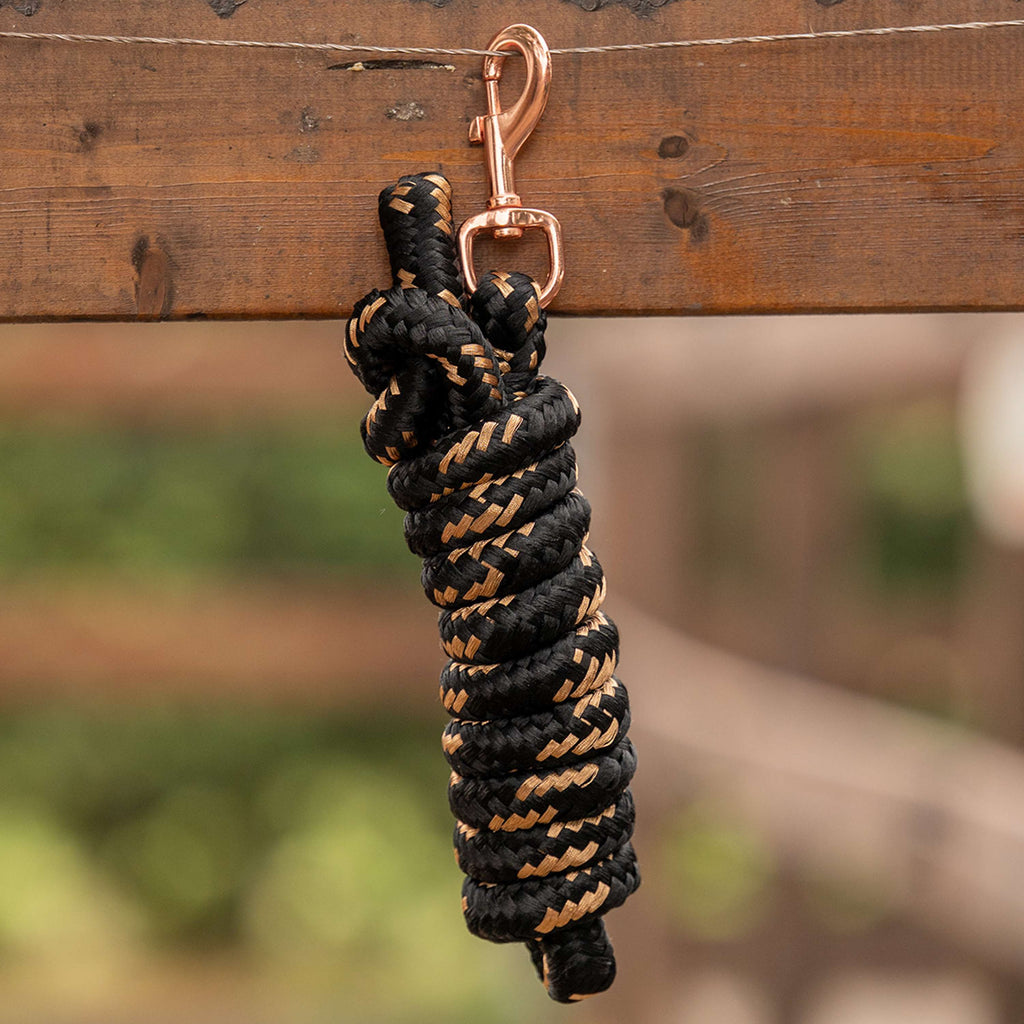 Velder Horsewear Lead Rope Bronze Black