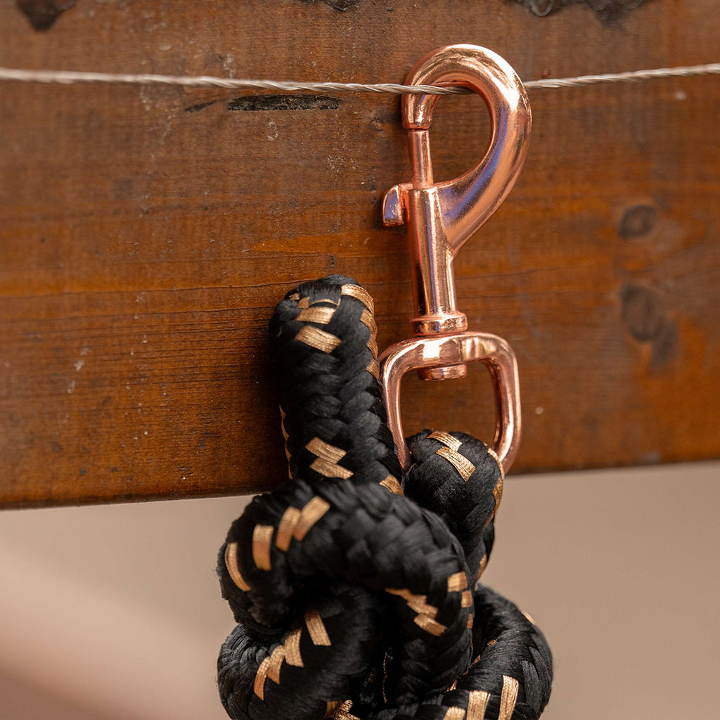 Velder Horsewear Lead Rope Bronze Black