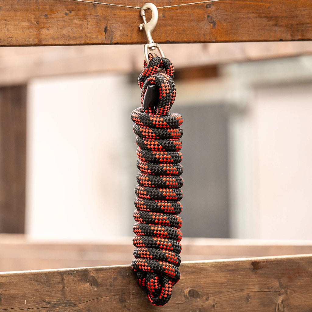 Velder Horsewear Lead Rope Black/Red