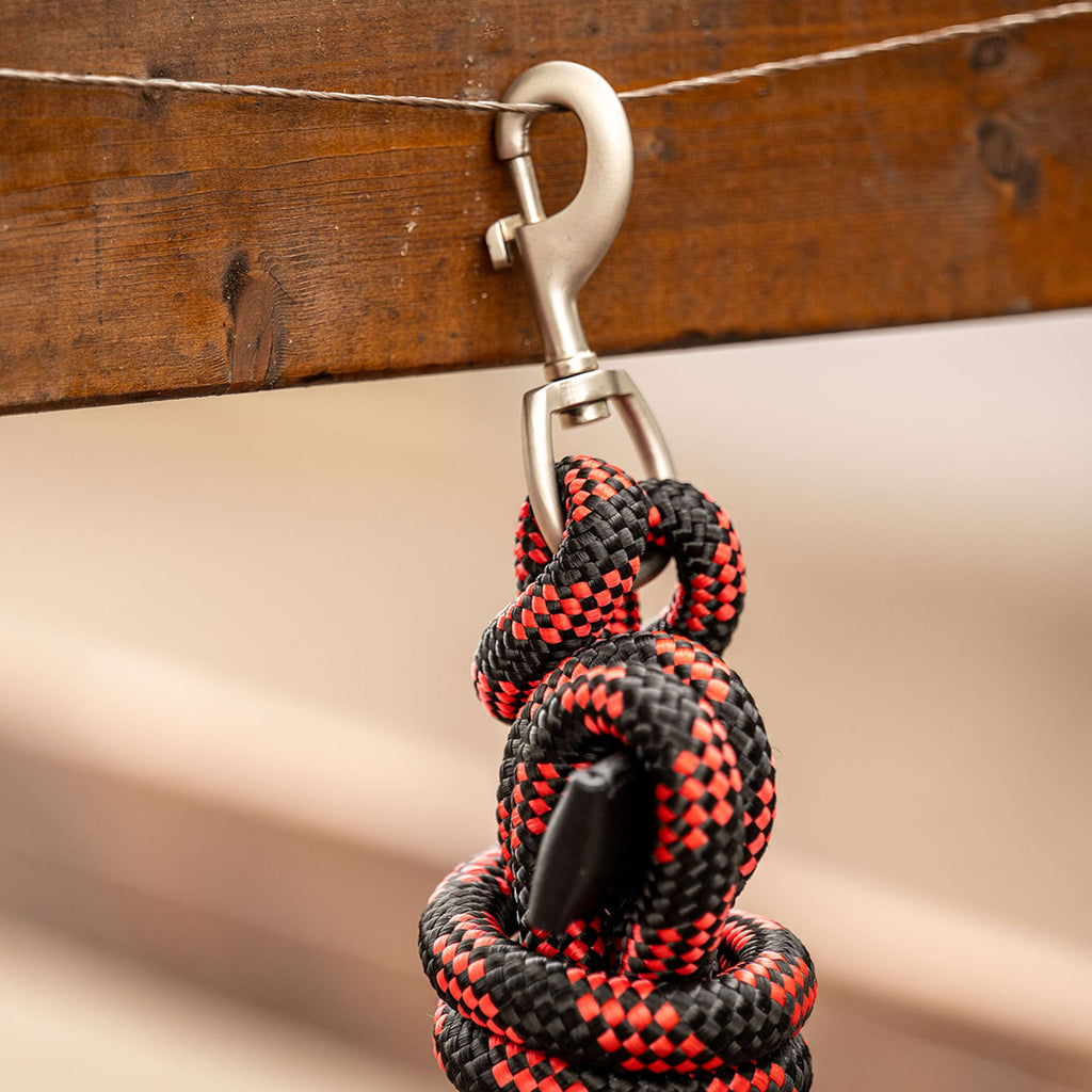 Velder Horsewear Lead Rope Black/Red