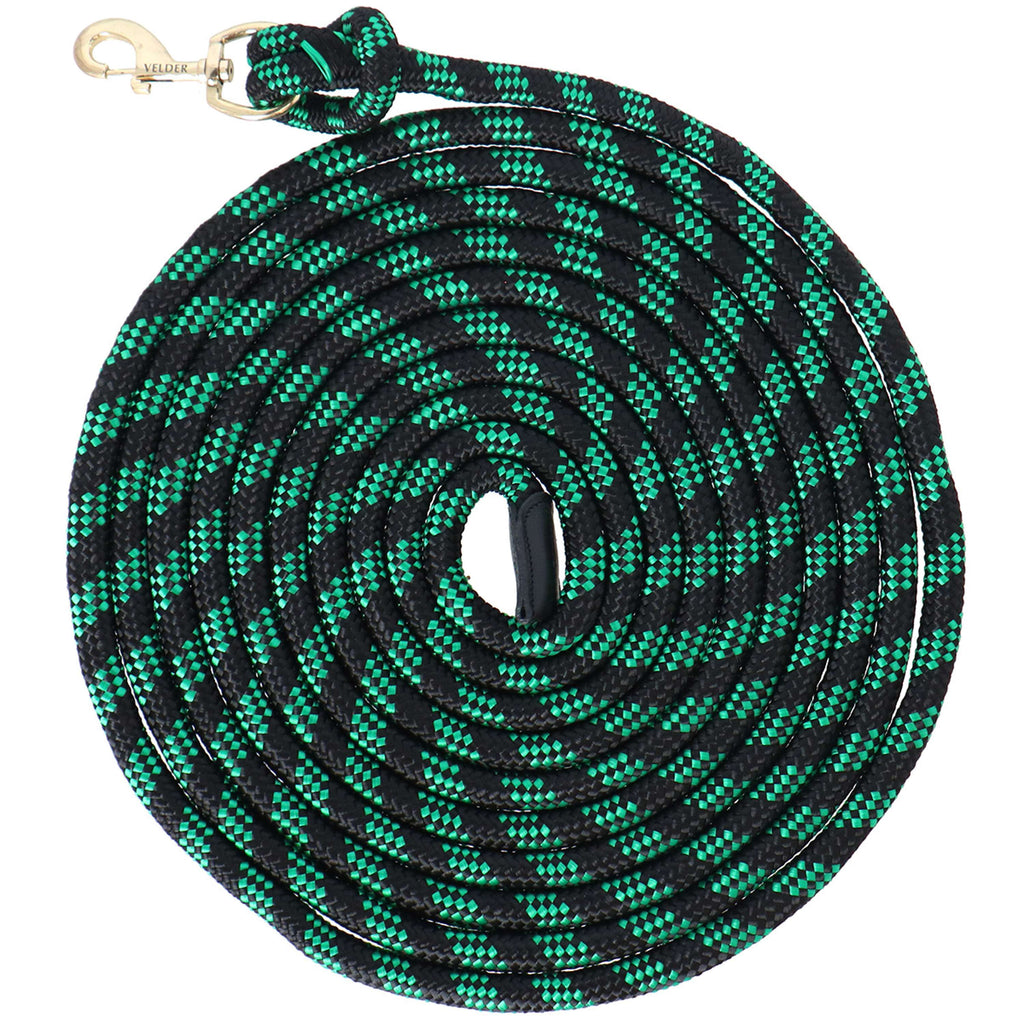 Velder Horsewear Lead Rope Black/Forest Green