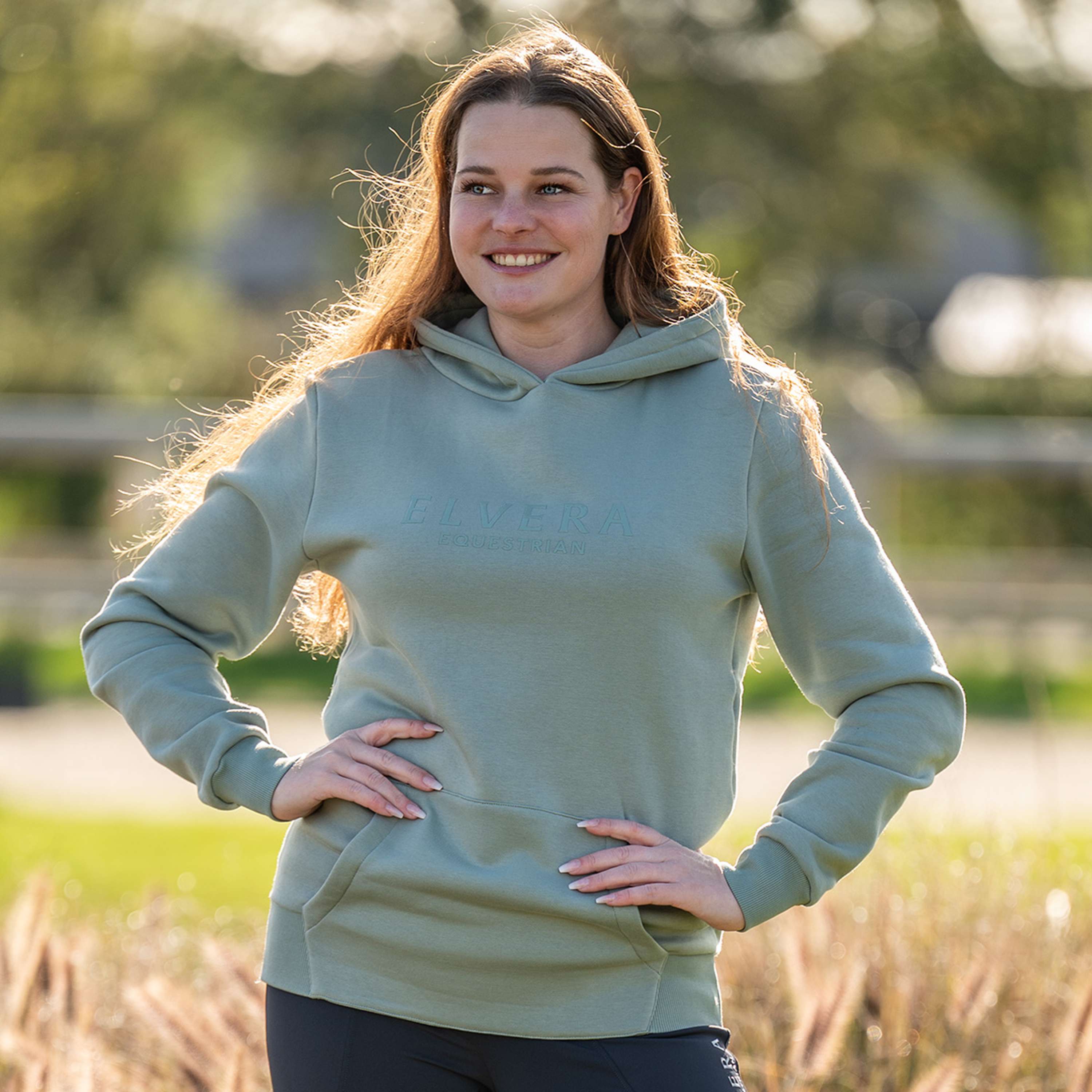 Elvera Equestrian Hoodie EEUnity Green Meleu