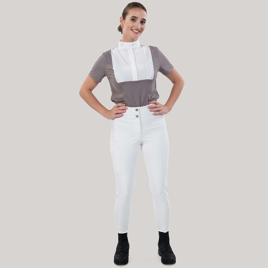Elvera Equestrian Breeches Sensitive Pro Half Seat White