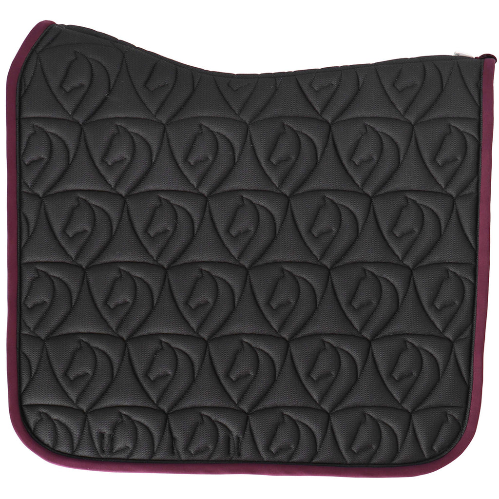 Velder Horsewear Saddlepad Unibeau Dressage Burgundy