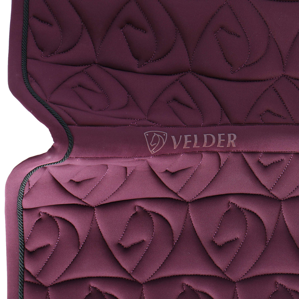 Velder Horsewear Saddlepad Unibeau Dressage Burgundy